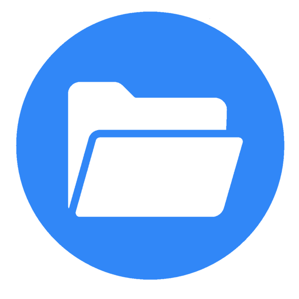 File:Folder round white.png